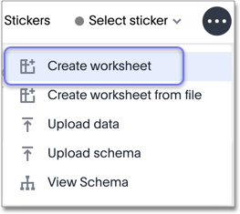 Create a worksheet