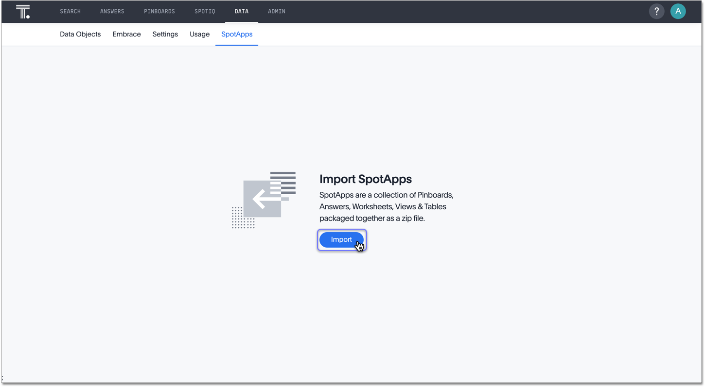 Import SpotApps