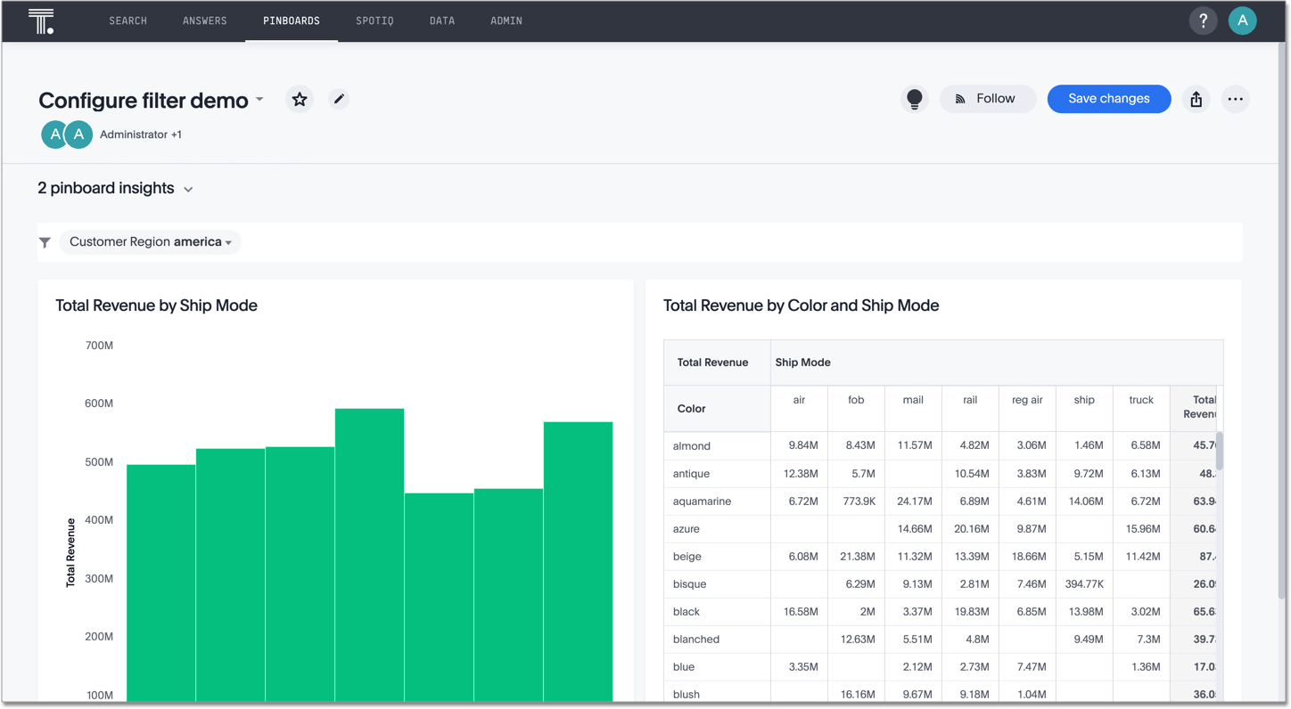 Configure filters - done