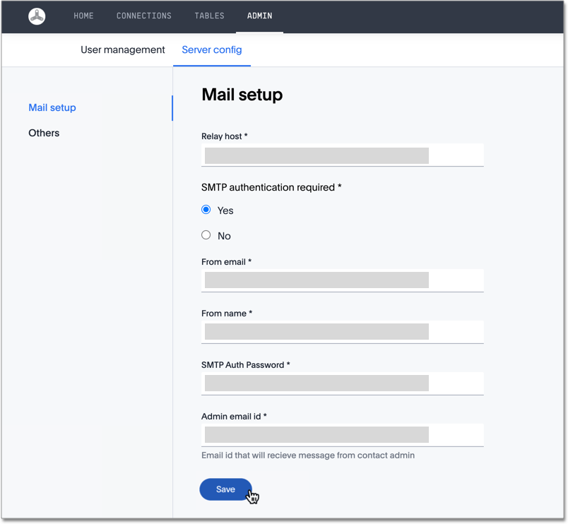 Mail setup